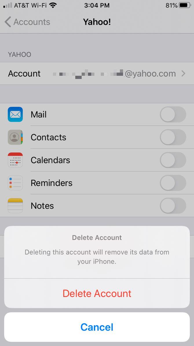 Cách thêm và xóa tài khoản email trên iPhone và iPad
