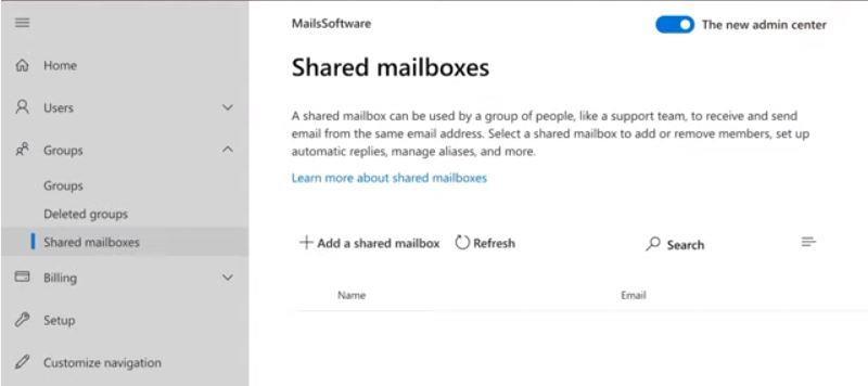Comment créer une boîte aux lettres fourre-tout dans Office 365