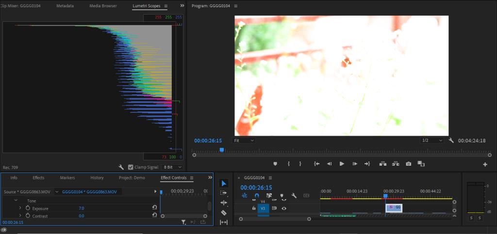 كيف تقرأ Lumetri Scopes في Adobe Premiere Pro