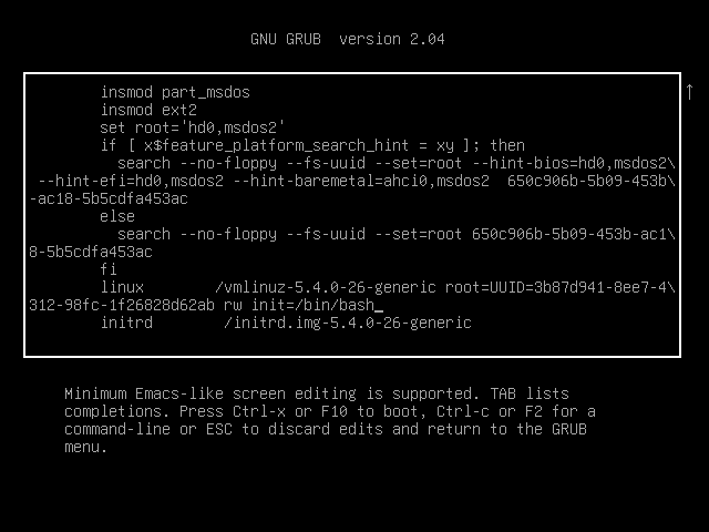 วิธีเปลี่ยนรหัสผ่านรูทบน Ubuntu 20.04