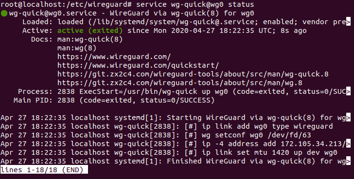 Comment configurer le serveur et le client VPN WireGuard sur Ubuntu 20.04