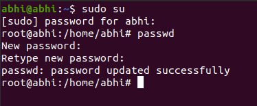 Ubuntu 20.04에서 루트 암호를 변경하는 방법
