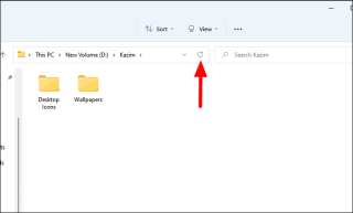 كيفية تحديث عناصر المجلد في Windows 11
