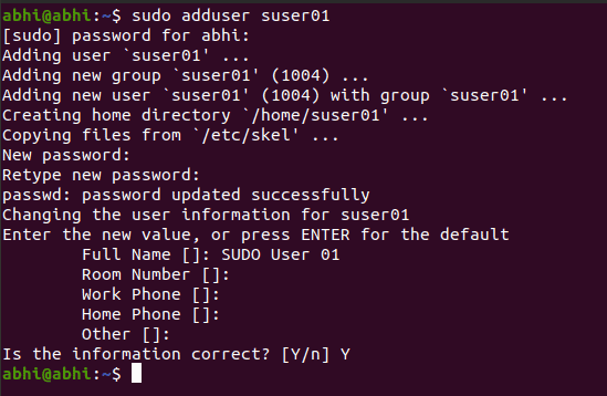 Come creare un utente Sudo su Ubuntu 20.04 LTS