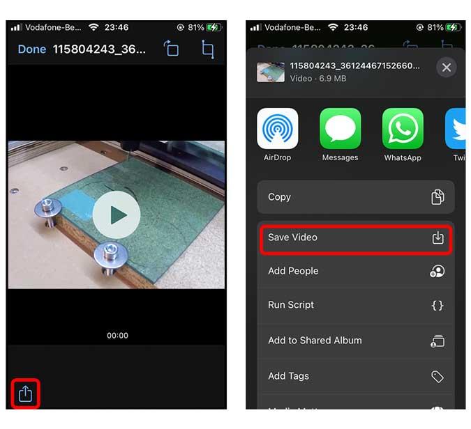 iPhoneでInstagramのビデオをダウンロードする方法は？