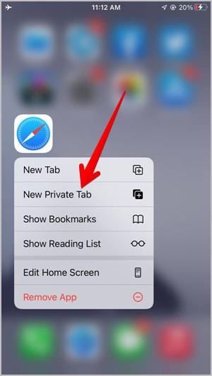 Comment activer ou désactiver la navigation privée sur iOS 15