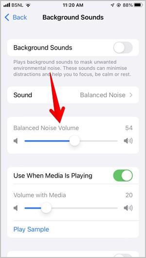 11 consejos útiles para usar el fondo de iOS 15 Suena como lluvia
