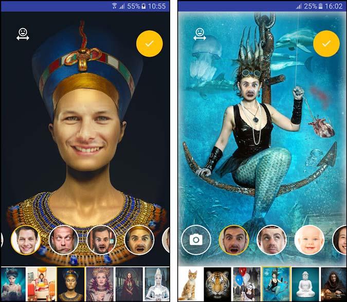 8 meilleures applications d'échange de visage pour Android et iOS (2020)