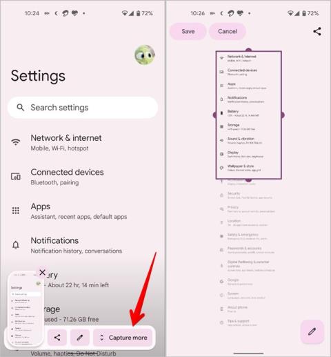 7 formas de arreglar la captura de pantalla de desplazamiento de Android 12 que no funciona