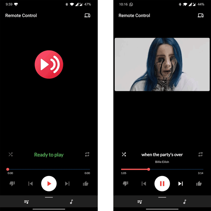 Cara Mengawal Main Balik Muzik YouTube pada Desktop Dari Telefon