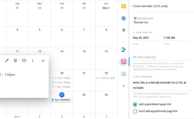 Jak ustawić przypomnienia SMS o wydarzeniach w Kalendarzu Google