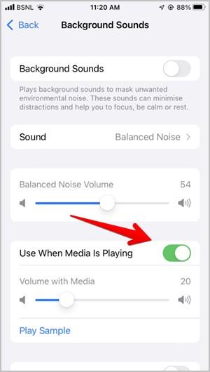 11 consejos útiles para usar el fondo de iOS 15 Suena como lluvia