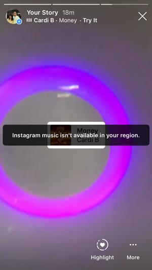 Instagramの音楽はお住まいの地域ではご利用いただけませんか？ 入手方法はこちら（2020）