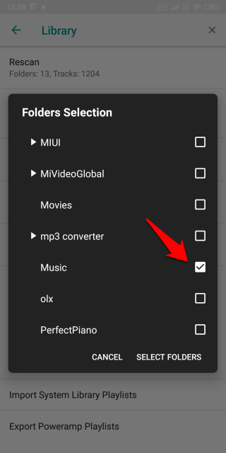 Androidミュージックプレーヤーアプリでオーディオファイルを非表示にする方法