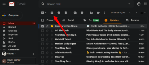 Cum să preluați e-mailurile arhivate în Gmail