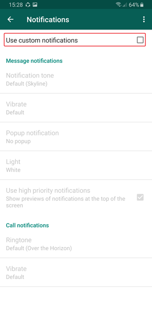 Cómo personalizar la notificación para cada contacto en WhatsApp