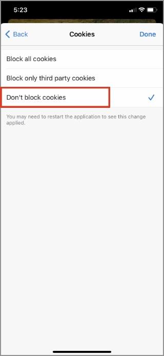 如何在 iPhone 上的 Safari 和 Microsoft Edge 中啟用 Cookie
