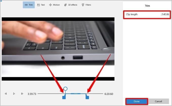 Microsoft 사진을 사용하여 Windows 10에서 비디오를 편집하는 방법