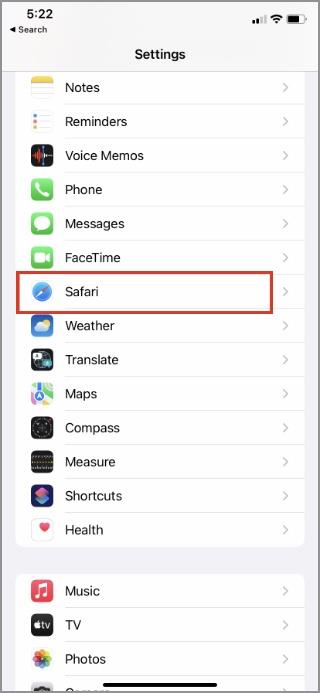 Как включить файлы cookie в Safari и Microsoft Edge на iPhone