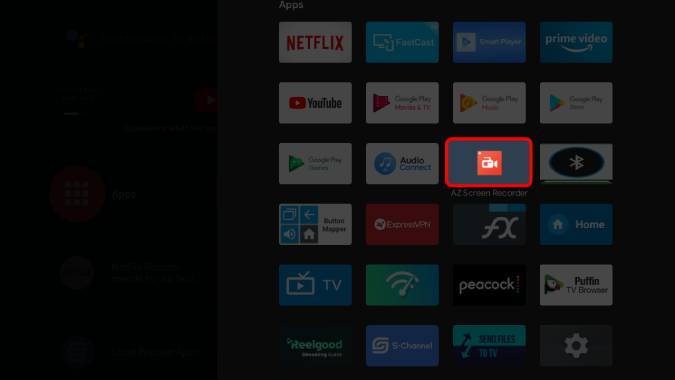 Cara Membuka Apl Sideload Daripada Pelancar TV Android Lalai