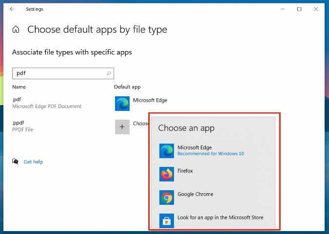 Microsoft Edge가 Windows 10에서 PDF를 열지 못하도록 하는 방법