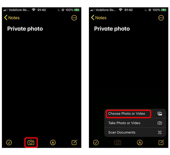 Bagaimana Kata Laluan Melindungi Foto anda pada iPhone