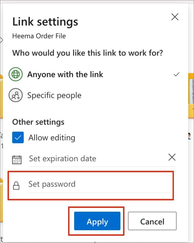 WindowsおよびOneDriveでExcelファイルをパスワードで保護する方法