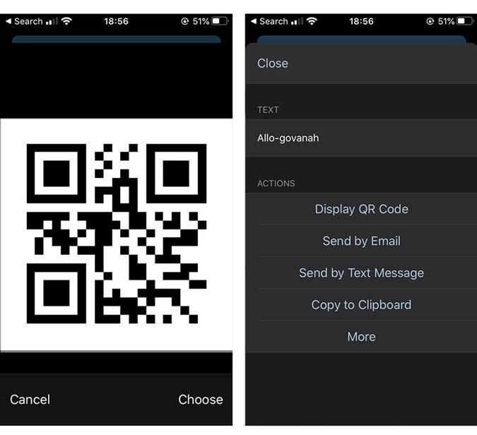 Comment scanner le code QR à partir d'une image sur un iPhone