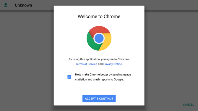 Como instalar o navegador Chrome na Android TV