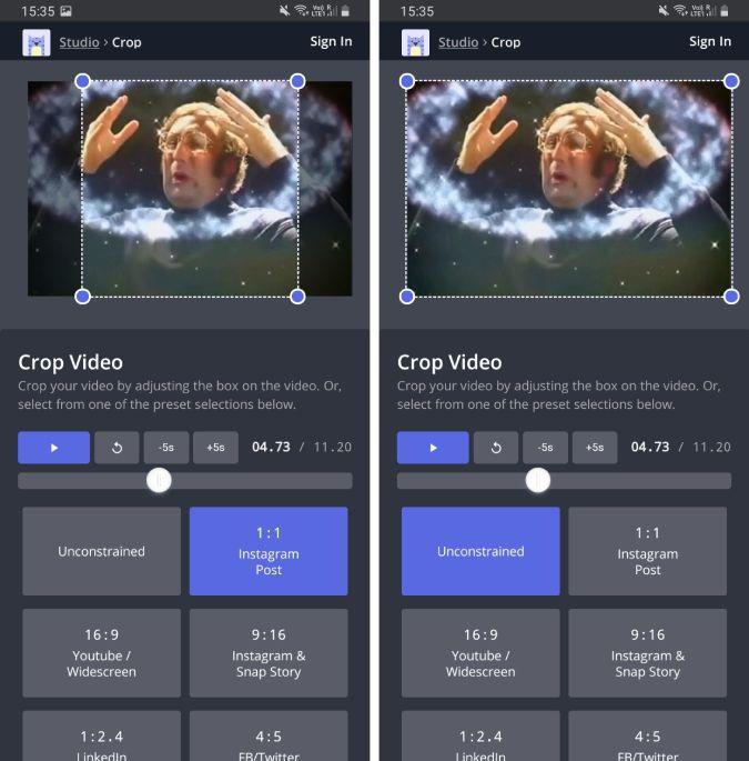 Android 및 iOS용 최고의 비디오 자르기 앱(2020)