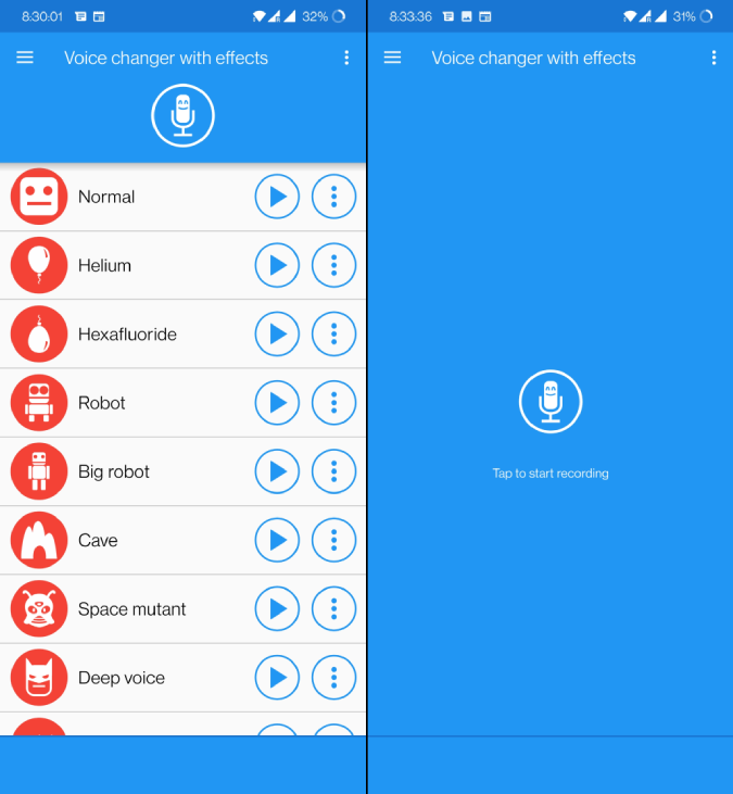 Meilleures applications de changement de voix pour Android et iOS
