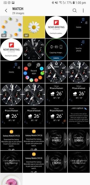 كيفية التقاط لقطات شاشة على Samsung Galaxy Watch و Gear S3