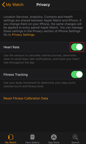 Отключить монитор сердечного ритма на Apple Watch, Galaxy Watch и Mi Band