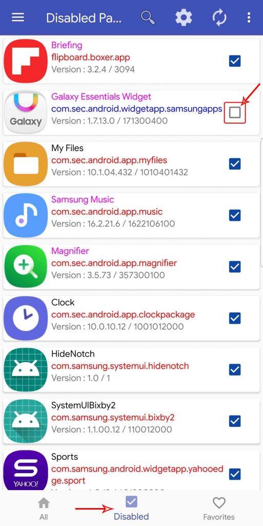 Bloatware-apps uitschakelen op Samsung One UI-telefoons zonder root
