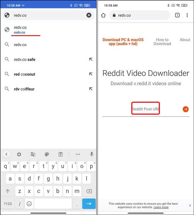 Comment télécharger des vidéos Reddit sur Android