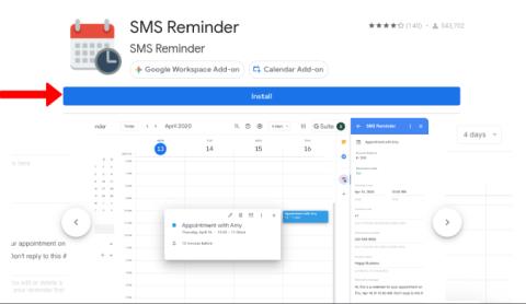 GoogleカレンダーイベントのSMSリマインダーを設定する方法