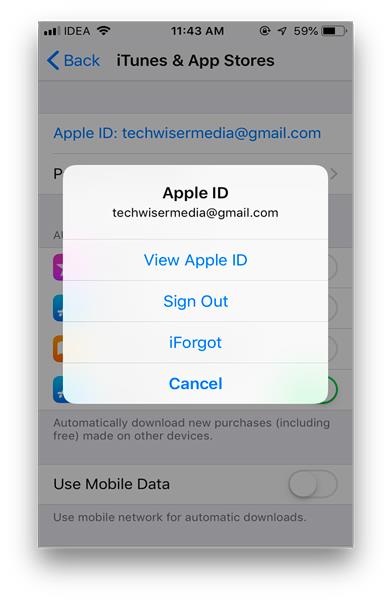 Cum să schimbați țara din App Store pe iOS 12/11