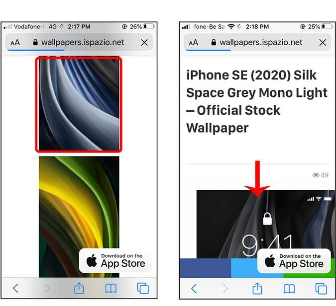 So erhalten Sie iPhone SE 2020-Hintergründe auf jedem Gerät