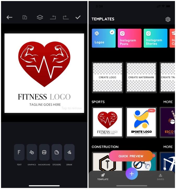 Las 5 mejores aplicaciones de creación de logotipos para iPhone para crear marcas