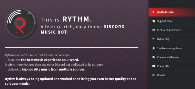 Cách sử dụng Rythm bot trên Discord