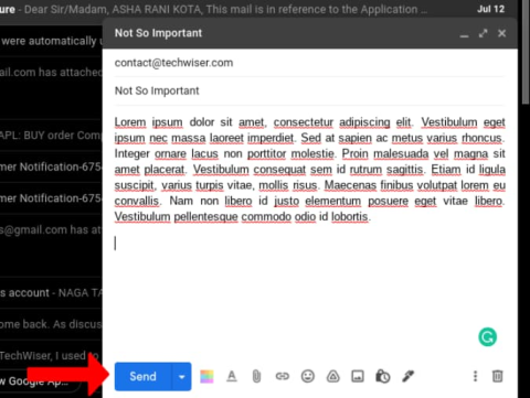 Het verzenden van een e-mail in Gmail op internet en mobiel ongedaan maken?