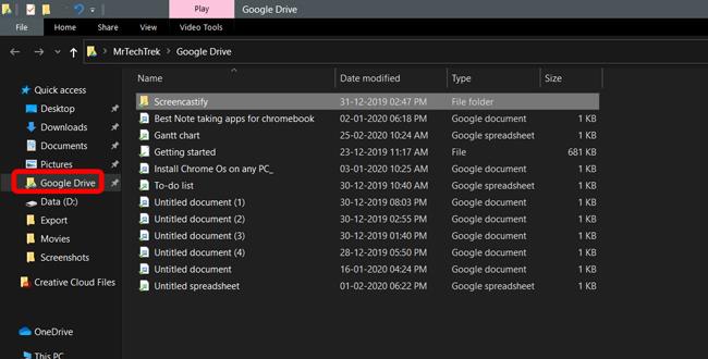 GoogleドライブをWindowsファイルエクスプローラーに追加する方法