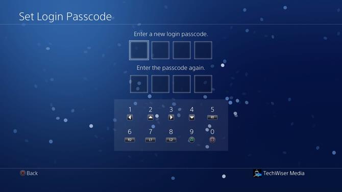 Come inserire una password su un account PS4