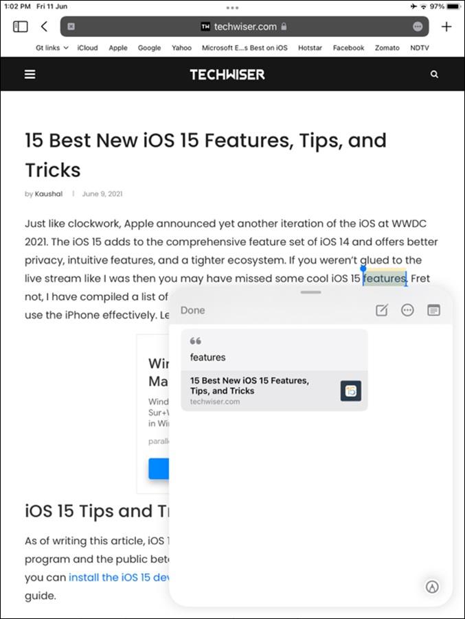 13 Tips Terbaik untuk Menggunakan Catatan Cepat di iPad