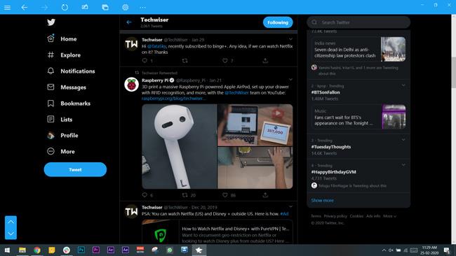 Ứng dụng ứng dụng khách Twitter tốt nhất dành cho Windows cho Twitteratis