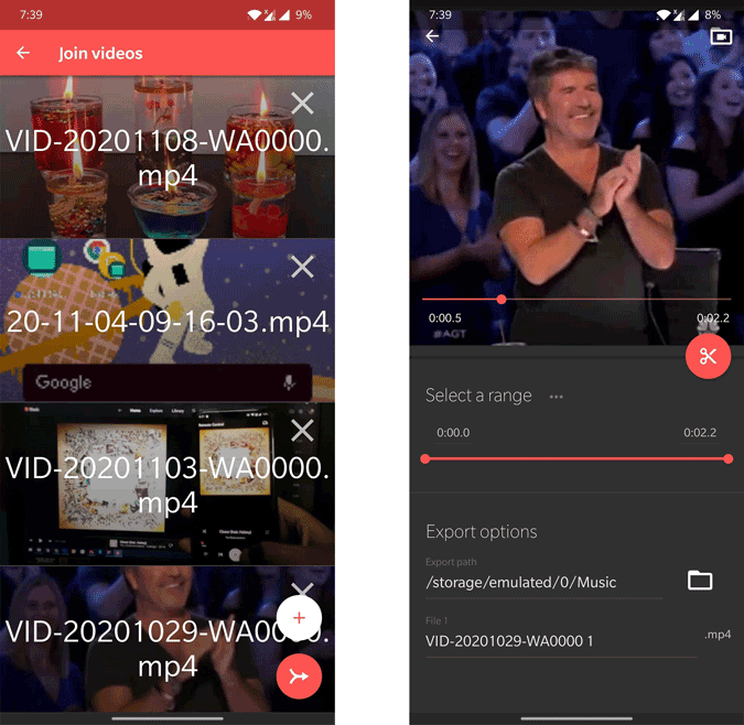 8 meilleures applications de montage vidéo gratuites pour Android et iPhone sans filigrane
