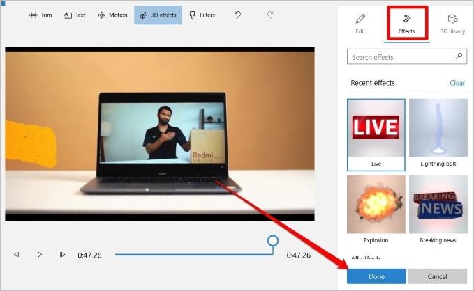 Cách chỉnh sửa video trên Windows 10 bằng Microsoft Photos