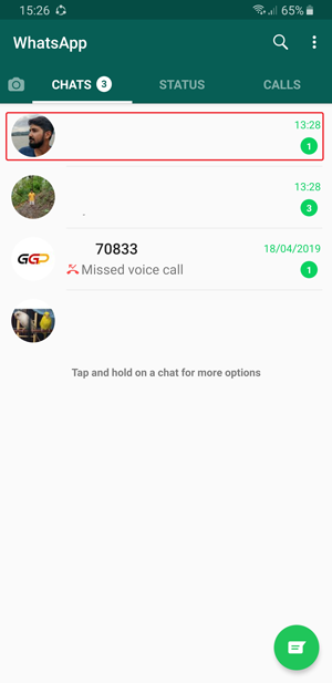 Como personalizar a notificação para cada contato no WhatsApp