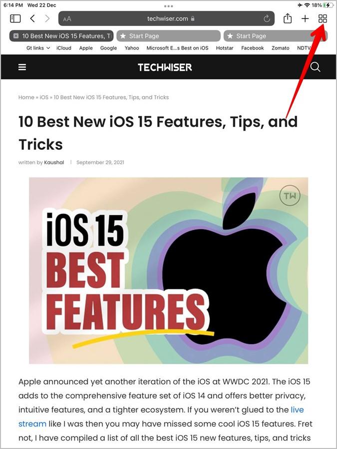 Jak włączyć lub wyłączyć przeglądanie prywatne w systemie iOS 15?