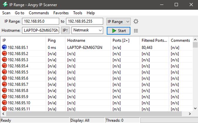 Angry IP Scannerの使用方法–ビギナーズガイド